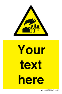 Custom Warning: Large scale fire zone